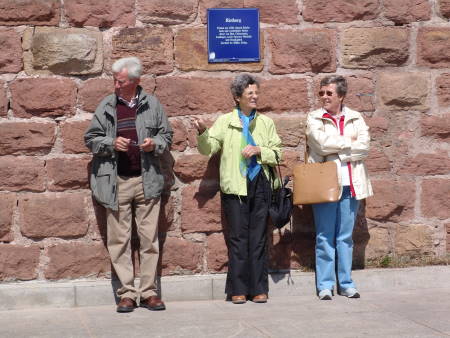 Beim Sonnen auf der Rietburg