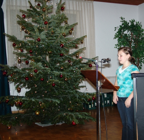 Janina mit Weihnachtsgeschichte