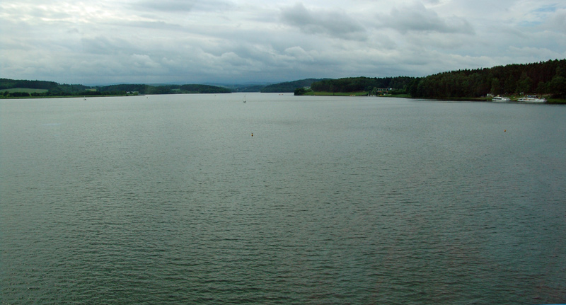 Talsperre Phl von der Staumauer aus gesehen