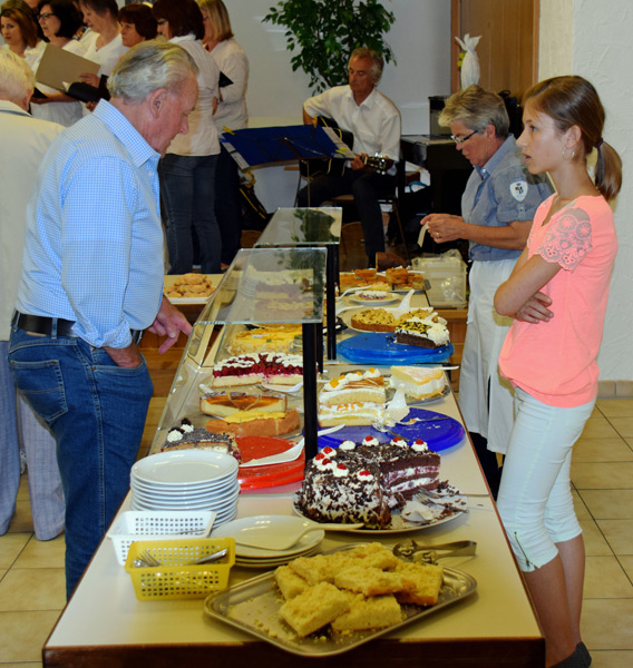 Kuchentheke im Caf Sngerheim