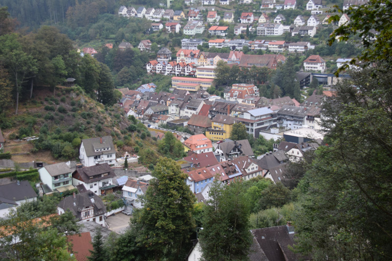 Blick auf Triberg