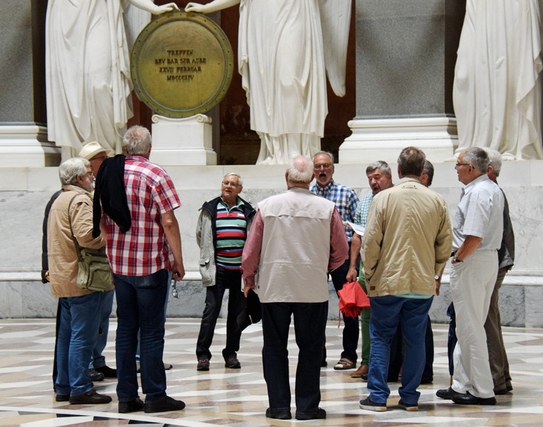 Singen in der Befreiungshalle