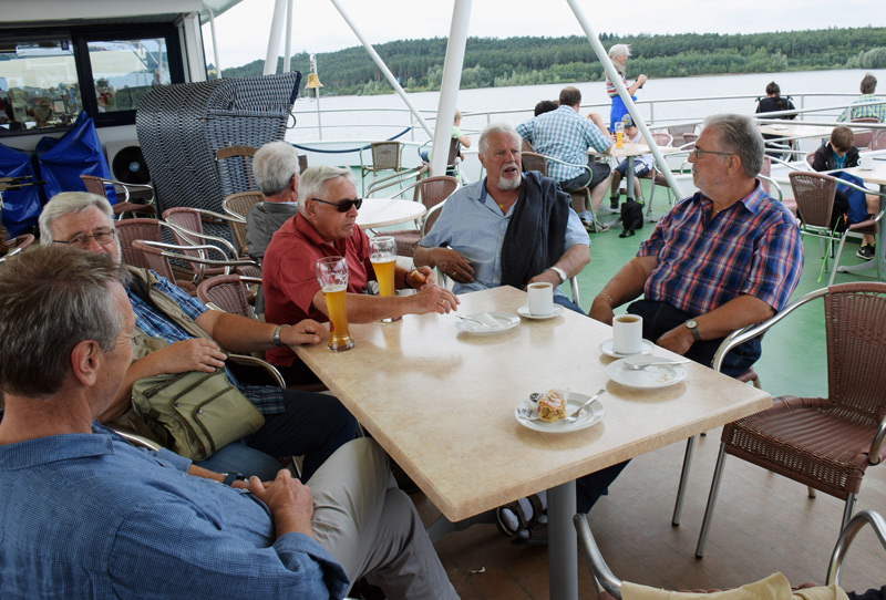 Seerundfahrt mit dem Trimaran auf dem groen Brombachsee