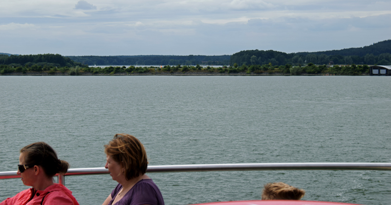 Seerundfahrt mit dem Trimaran auf dem groen Brombachsee