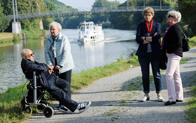 Warten auf das Schiff